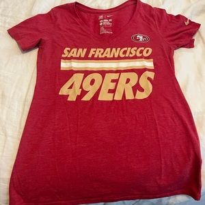 San Francisco forty niners shirt size small NIKE